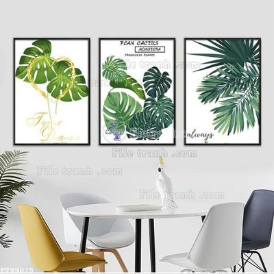 File tranh File tranh treo tường pha lê gương FT99075 (gốc) in film