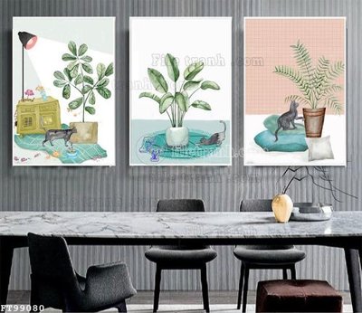 File gốc File tranh treo tường pha lê gương FT99080 (thiết kế) cho in ấn