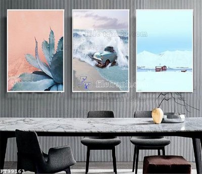 File PSD File tranh treo tường pha lê gương FT99163 (gốc) tách lớp chi tiết