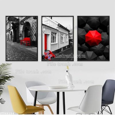 File gốc in mica File tranh treo tường pha lê gương FT99194 chất lượng