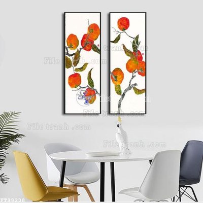 File tranh File tranh treo tường pha lê gương FT99238 (file gốc) chủ đề phong thủy