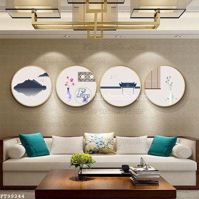 File ảnh File tranh treo tường pha lê gương FT99244 (gốc) in biển hiệu