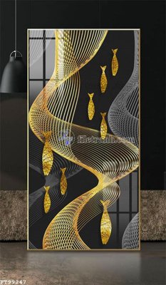 File in trần File tranh treo tường pha lê gương FT99247 (bản gốc) phong cảnh