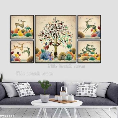 Download file File tranh treo tường pha lê gương FT99272 (gốc) in mica cao cấp