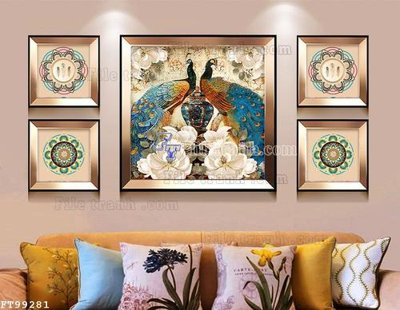 File tranh File tranh treo tường pha lê gương FT99281 (bản gốc) trang trí văn phòng