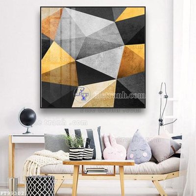 File gốc File tranh treo tường pha lê gương FT99302 (in mica) cắt laser