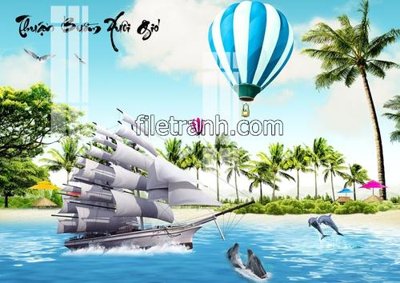 File in lụa File tranh thuận buồm xuôi gió FTB109 (hoa văn) File tranh thuận buồm xuôi gió FTB109