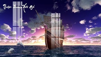 Tải file gốc File tranh thuận buồm xuôi gió FTB128 dùng cho in ấn
