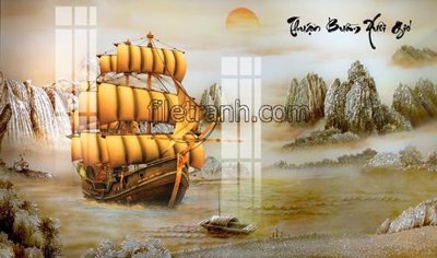 File gốc File tranh thuận buồm xuôi gió FTB138 (vector) cho in ấn