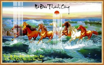 Hình ảnh file gốc in lụa File tranh thuận buồm xuôi gió FTB161