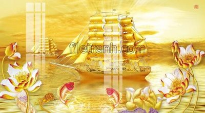 File gốc File tranh thuận buồm xuôi gió FTB169 (phong cách) cổ điển