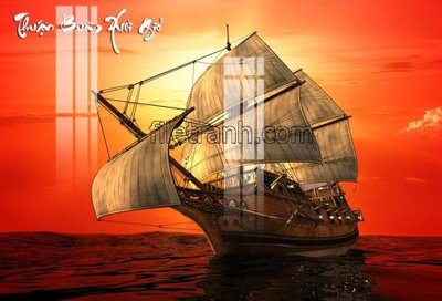 File gốc File tranh thuận buồm xuôi gió FTB177 (PSD/TIFF) độ phân giải cao
