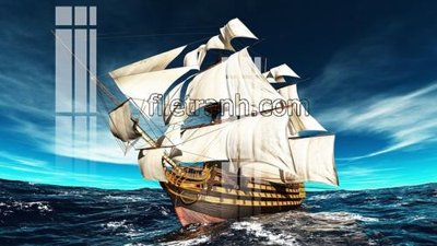 File gốc File tranh thuận buồm xuôi gió FTB184 (thiết kế) độc quyền