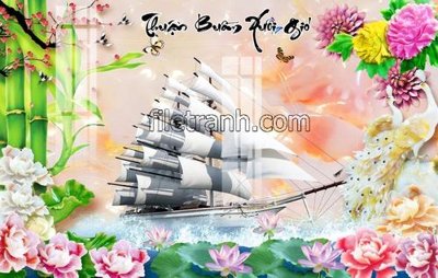 Tải về file gốc File tranh thuận buồm xuôi gió FTB206 (dùng cho in quảng cáo)