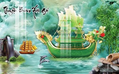 Tải file File tranh thuận buồm xuôi gió FTB29 (PSD) cho in ấn quảng cáo