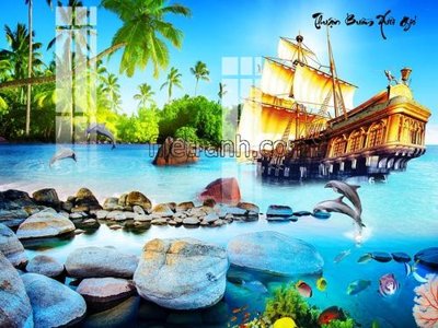 Tải file File tranh thuận buồm xuôi gió FTB35 (gốc) để in ấn ngay