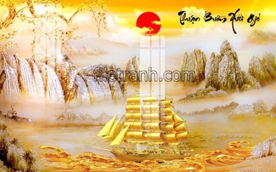Hình ảnh file gốc File tranh thuận buồm xuôi gió FTB38 (chất lượng cao)