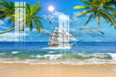 File ảnh File tranh thuận buồm xuôi gió FTB44 (gốc) in standee