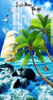 Tải file File tranh thuận buồm xuôi gió FTB61 (ảnh gốc) file AI/EPS