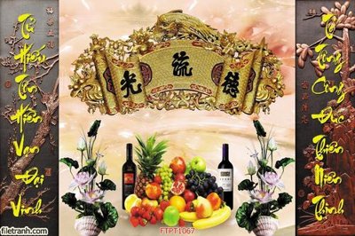 Tải file File tranh phòng thờ FTPT1067 (ảnh gốc) in gạch men