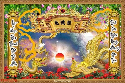 Hình ảnh file gốc in lụa File tranh phòng thờ FTPT1170