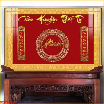 File in ấn File tranh phòng thờ FTPT1197 (bản gốc) cao cấp