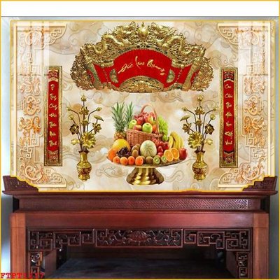 File in ấn File tranh phòng thờ FTPT1217 (bản gốc) sắc nét