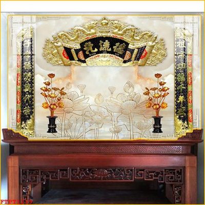 Download file gốc File tranh phòng thờ FTPT1219 (in mica) 3D