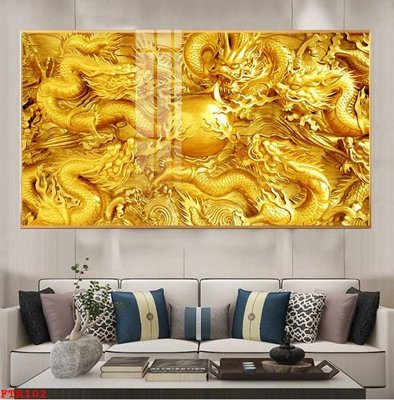 File gốc in ấn File gốc tranh rồng hổ FTR102 chuẩn màu CMYK