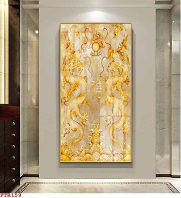 File PSD File gốc tranh rồng hổ FTR159 (gốc) cho in quảng cáo