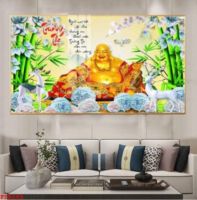 File tranh gốc in trần nhà File gốc tranh rồng hổ FTR183 3D