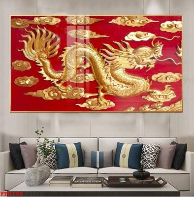 File PSD File gốc tranh rồng hổ FTR199 (bản gốc) chất lượng nhất