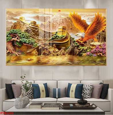 File gốc File gốc tranh rồng hổ FTR200 (in ấn) màu sắc trung thực