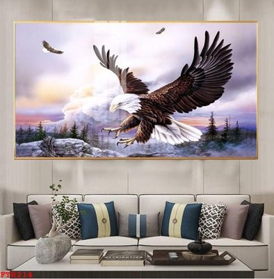 Ảnh gốc File gốc tranh rồng hổ FTR214 (độ nét cao) in mica