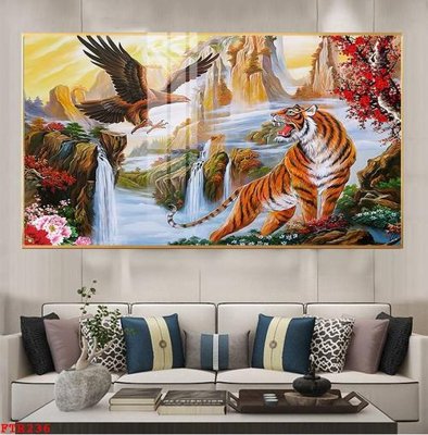 Tải file File gốc tranh rồng hổ FTR236 (gốc) in ấn chất lượng