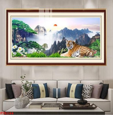 File in mica File gốc tranh rồng hổ FTR244 (bản gốc) siêu trong