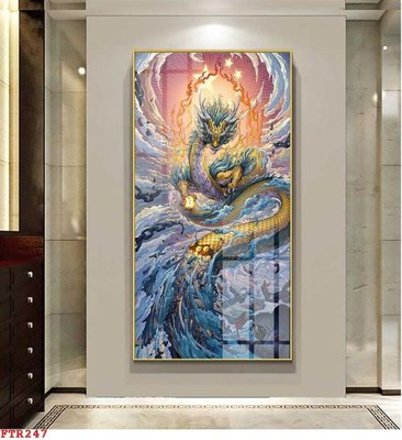 File tranh File gốc tranh rồng hổ FTR247 (ảnh gốc) độ nét vượt trội