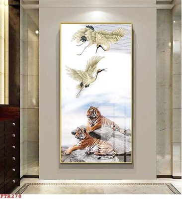 File in lụa File gốc tranh rồng hổ FTR278 (tân cổ điển) File gốc tranh rồng hổ FTR278