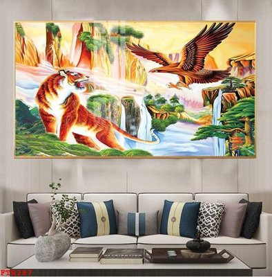 Tải file File gốc tranh rồng hổ FTR287 (gốc) làm file thiết kế