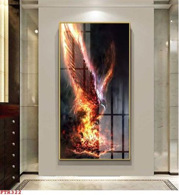 File tranh in mica File gốc tranh rồng hổ FTR322 (độ phân giải cao)