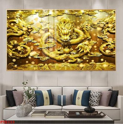 File tranh gốc File gốc tranh rồng hổ FTR333 (bản quyền) Filetranh.com