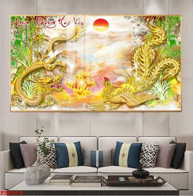 File gốc File gốc tranh rồng hổ FTR353 (PNG) chất lượng cao