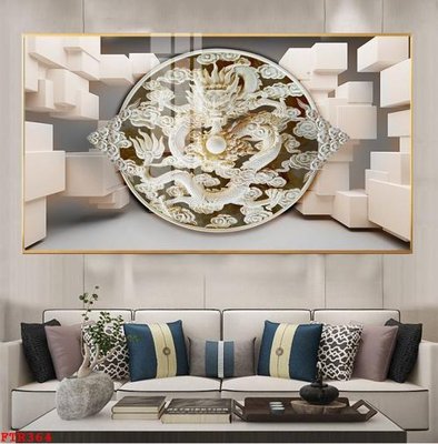 Download file gốc File gốc tranh rồng hổ FTR364 (in mica) 3D