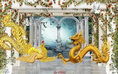 File gốc File gốc tranh rồng hổ FTR62 (thiết kế) cho in ấn