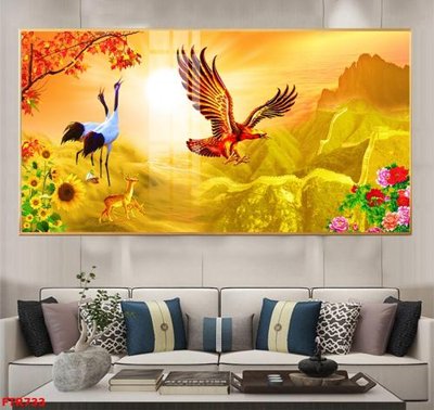 File in ấn File gốc tranh rồng hổ FTR733 (bản gốc) chất lượng cao