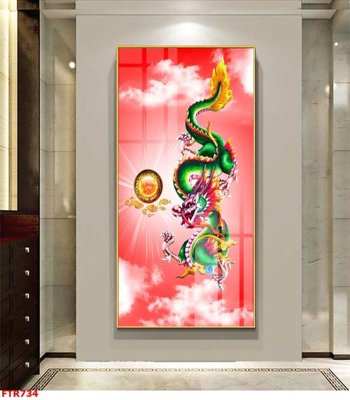 File gốc File gốc tranh rồng hổ FTR734 (in mica) trang trí