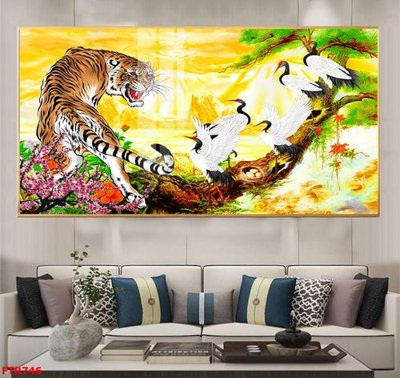 File tranh File gốc tranh rồng hổ FTR746 (ảnh gốc) sắc nét hoàn hảo