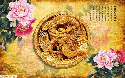 File tranh gốc File gốc tranh rồng hổ FTR76 (bản quyền) độc đáo