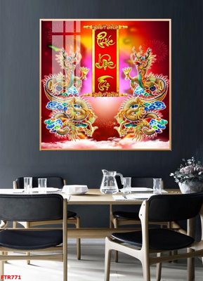 File gốc File gốc tranh rồng hổ FTR771 (PNG) trong suốt (transparent)