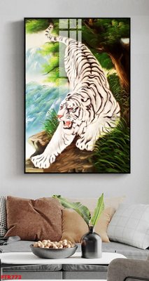 File ảnh File gốc tranh rồng hổ FTR773 (gốc) in quảng cáo ngoài trời